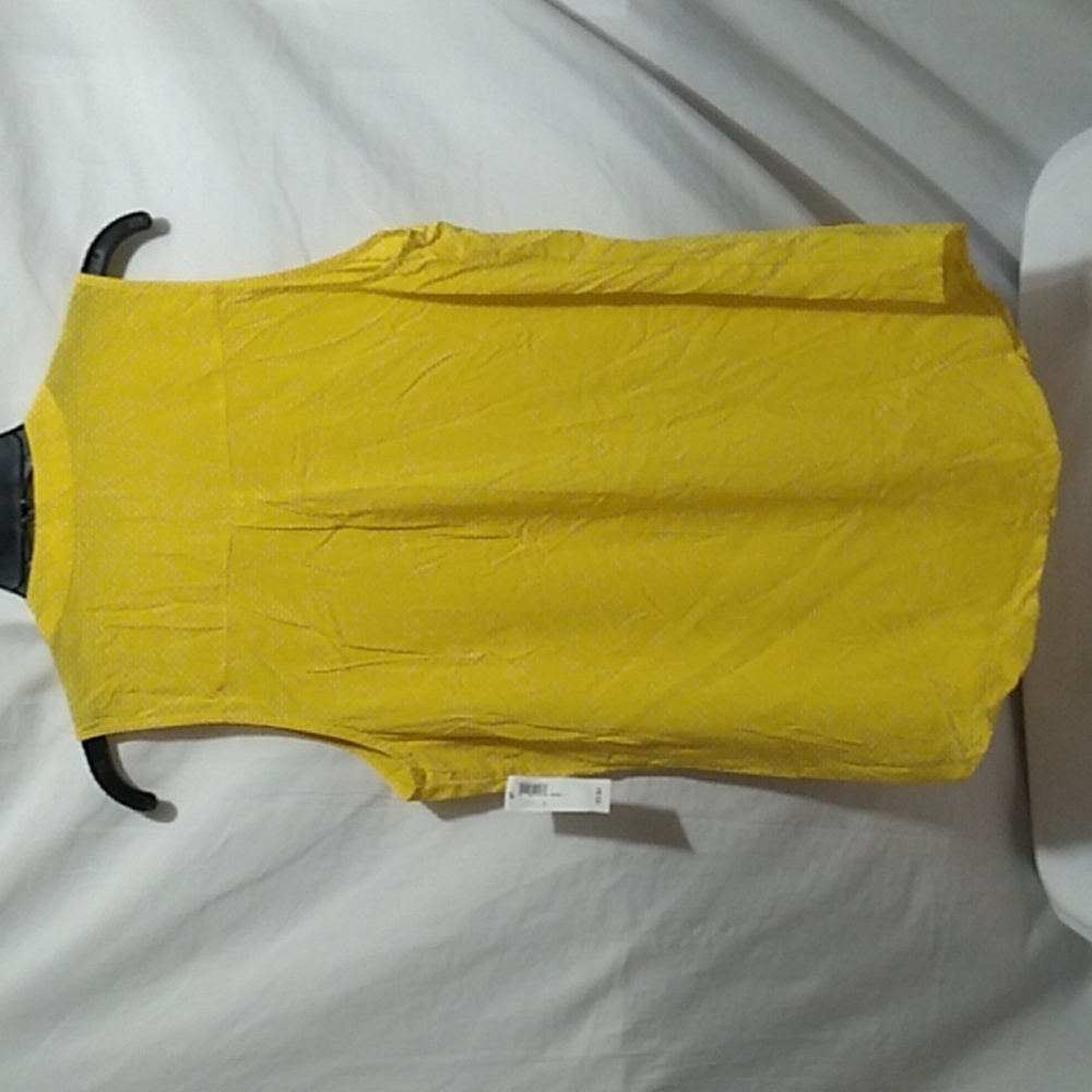 (BX14) SALE! NWT Old Navy Rayon Yellow Tunic ๐ Sz.M - Picture 6 of 9